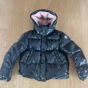 VERY RARE Moncler Women’s black PVC down puffer